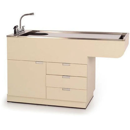 PETLIFT Omni Veterinary Exam Table & Storage | Full Flush Table - 58" x 24" - PL-TEC-300-58SS