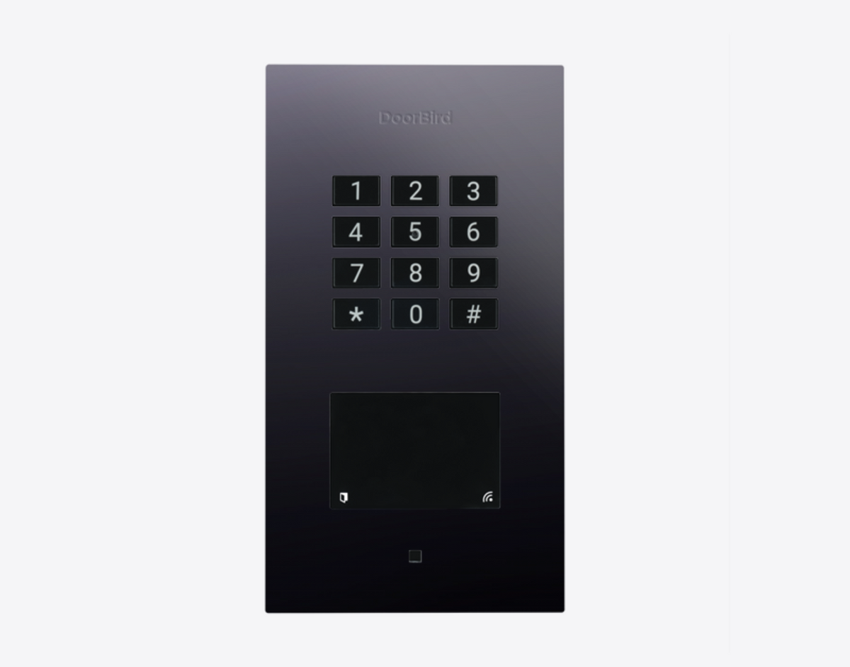 DoorBird A1121 Flush-Mount IP Access Control Device in Titanium - 423893672