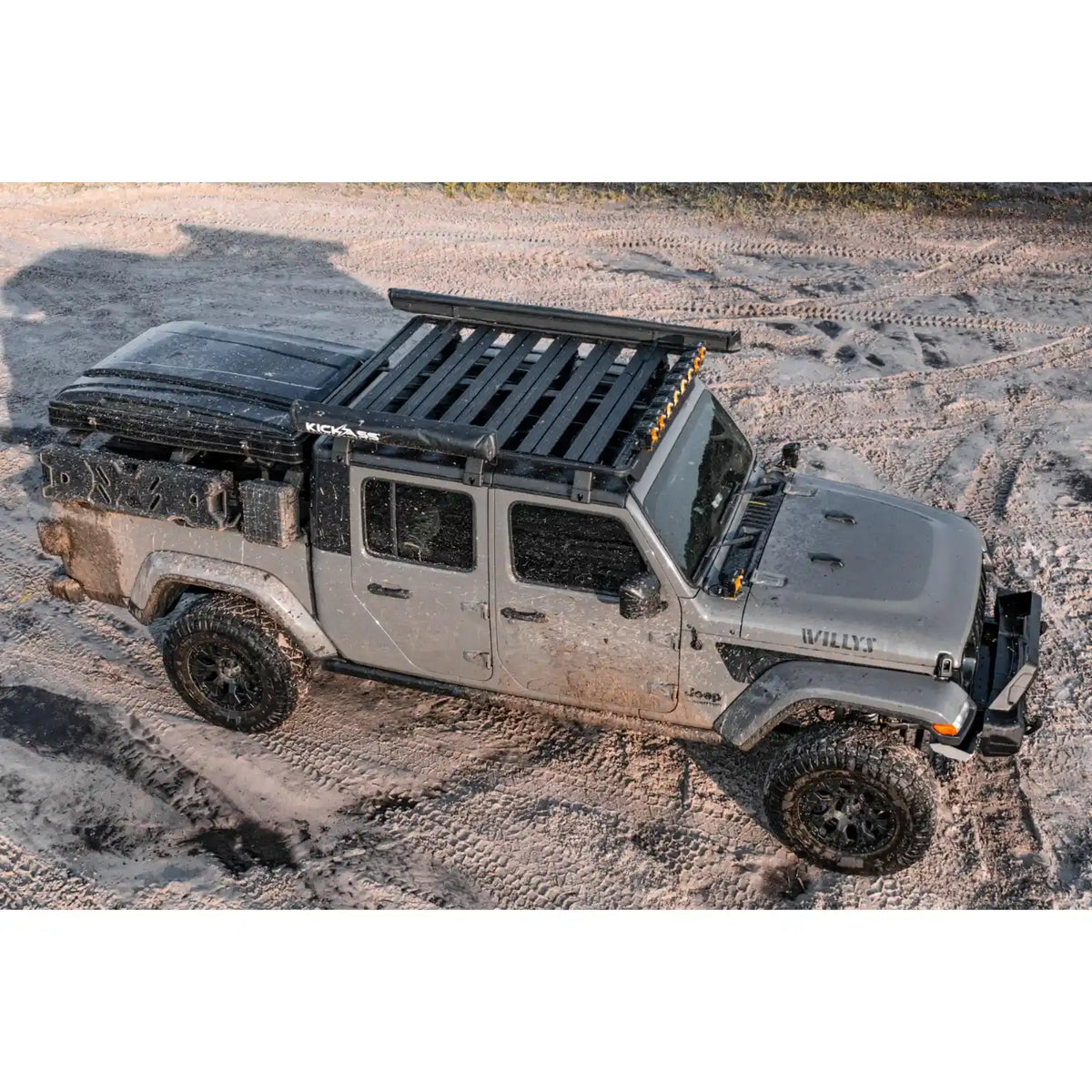 RIVAL Aluminum Roof Rack 2018+ Wrangler JL 4-Door | 2020+ Gladiator - 2M.2701.1