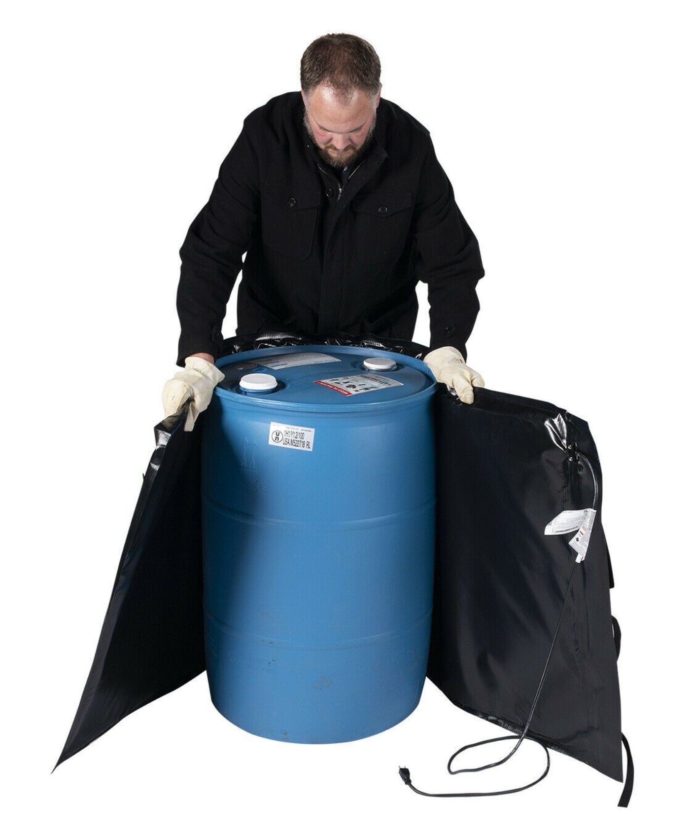 Powerblanket BH55RR-100 55 Gallon Insulated Drum Heater 100°F Fixed New - BH55RR-100