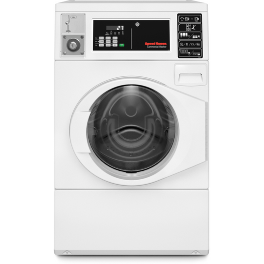 SPEED QUEEN DV6000WE Rear Control Single Electric Dryer - Single Coin Drop (Not For Residential Use) - DV6000WE