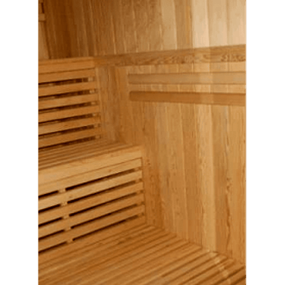 SunRay Tiburon Harvia Indoor 4 Person Traditional Steam Sauna - HL400SN - Backyard Provider