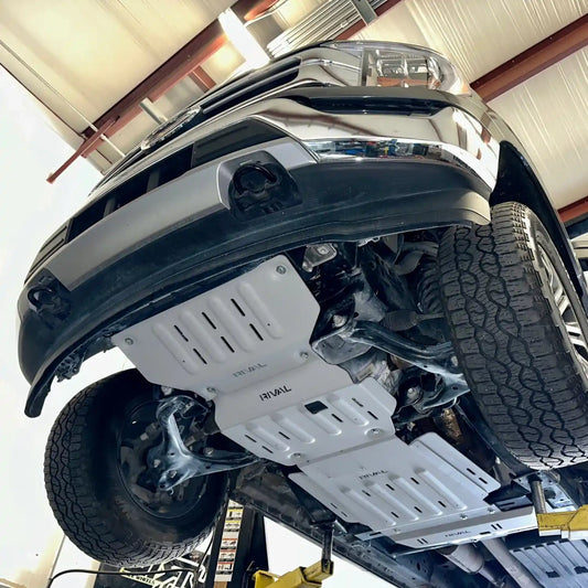 RIVAL Aluminum Skid Plates: F-150 EcoBoost & V8 (2015+) - 2333.1855.2.6-KIT