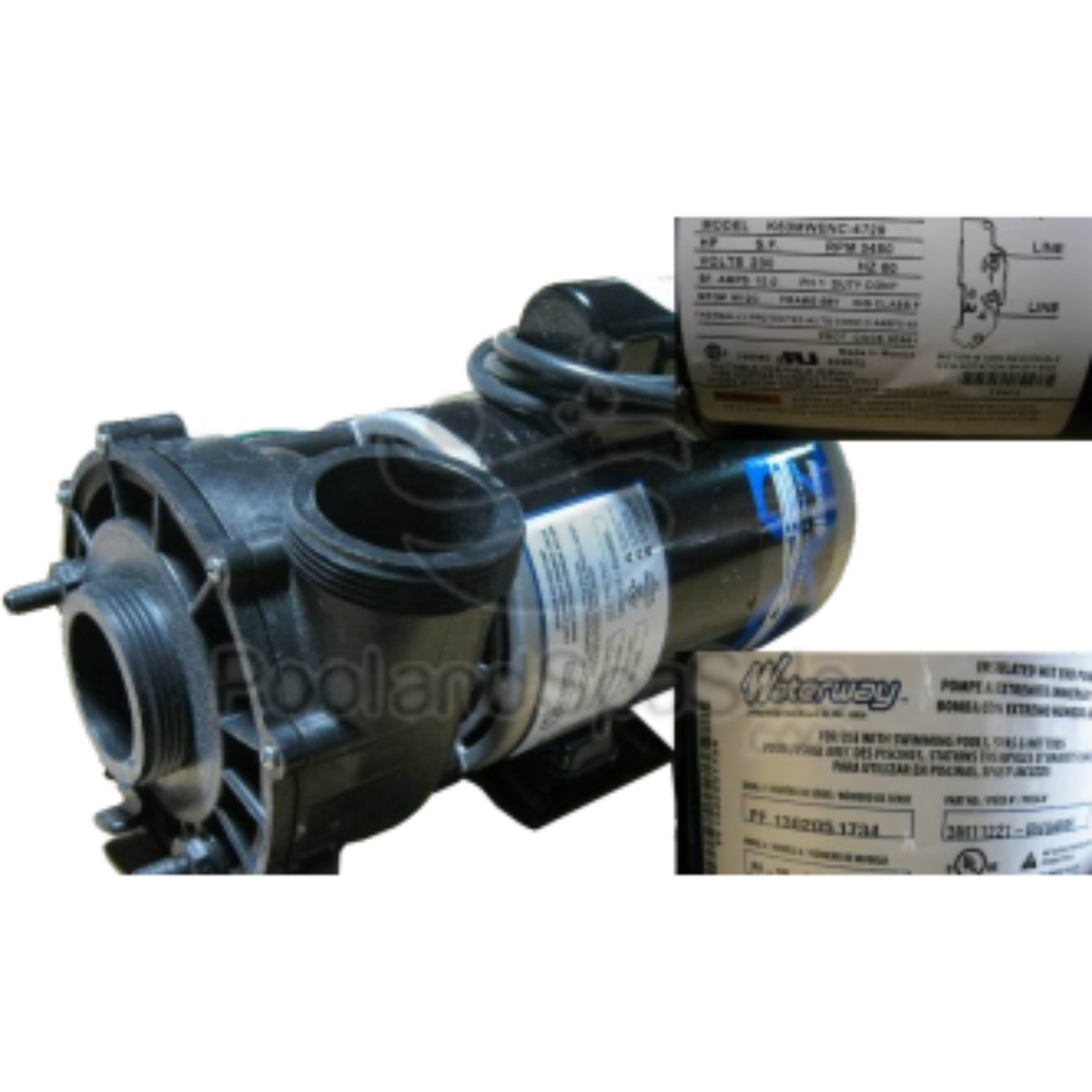 MASTER SPAS 10A Hybrid 1 SP, 56 Frame Pump, 230V EX2- X320524